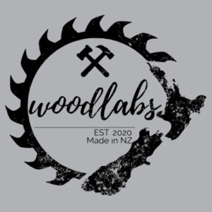 Woodlabs logo black - worn Design