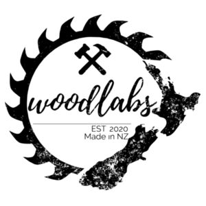 Woodlabs logo black - worn Design